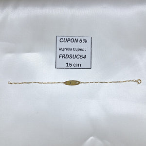 ESCLAVA ORO 14 K 0,90 GRMS (SEMINUEVO)