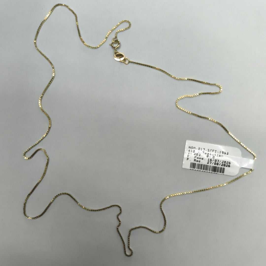 CADENA VENECIANO 14K 60 CM 2.6 GR (NUEVO)