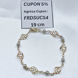 PULSERA ORO 14 K 4.8 GRMS (SEMINUEVO)