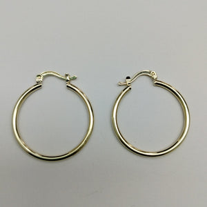 ARETES TEJIDO ARRACADAS LISAS 14K 1.5 GR (NUEVO)