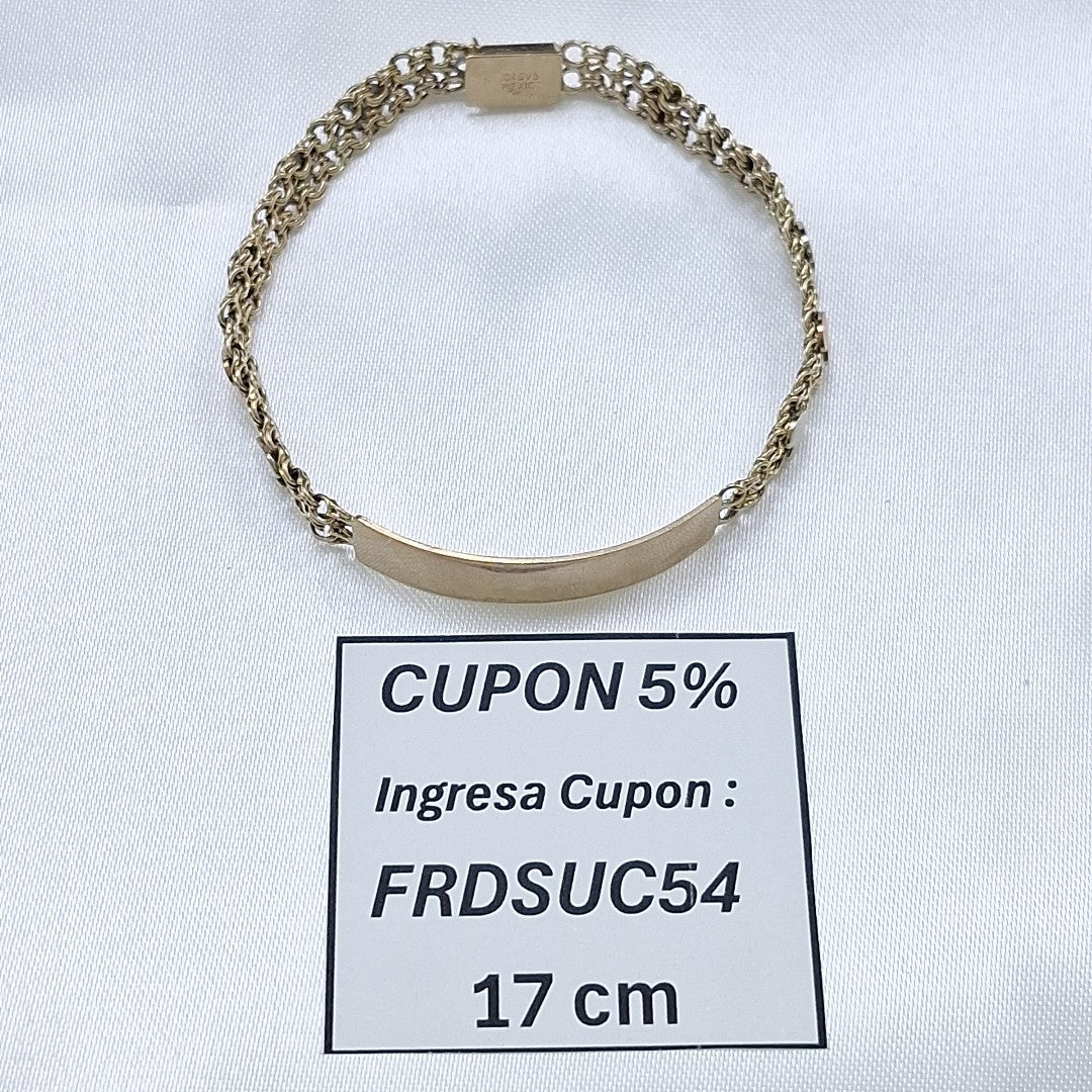 ESCLAVA ORO 10 K 9,40 GRMS (SEMINUEVO)