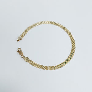 PULSERA ESPECIAL 14K 21 CM 5.2 GR (NUEVO)