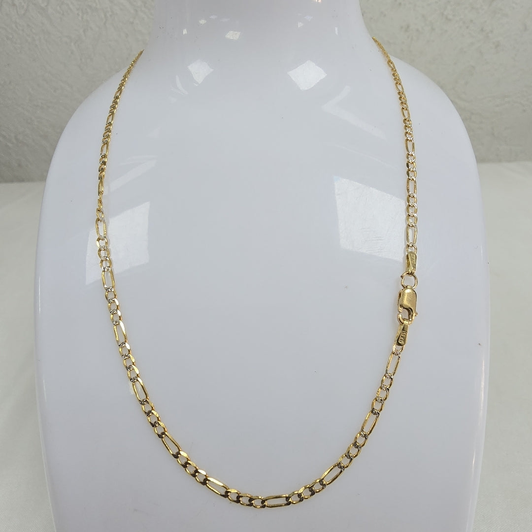 CADENA ORO,RODIADO 14 K 3,60 GRMS (SEMINUEVO)