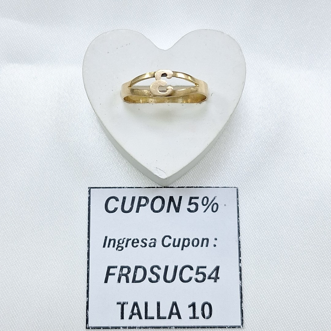 ANILLO ORO 10 K 1,50 GRMS (SEMINUEVO)