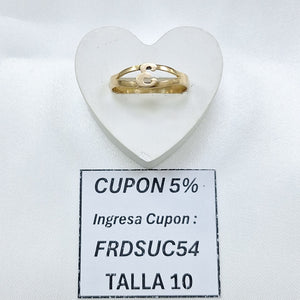 ANILLO ORO 10 K 1,50 GRMS (SEMINUEVO)
