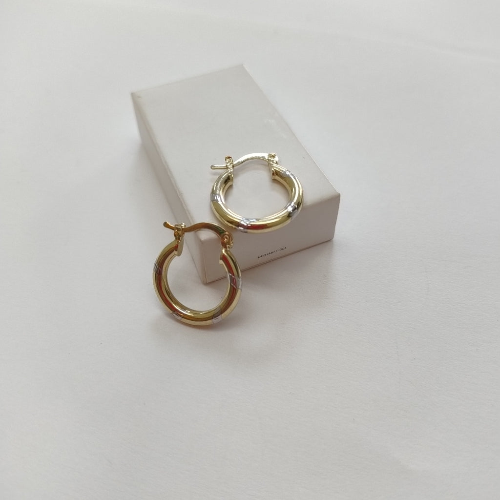 ARETES ARRACADAS COMBINADAS 14K 1.7 GR (NUEVO)
