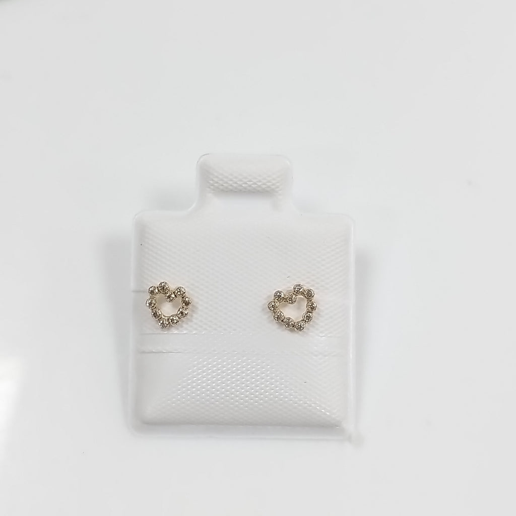 BROQUELES BROQUEL FIG CORAZON 14K 0.23 GR (NUEVO)