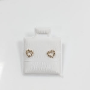 BROQUELES BROQUEL FIG CORAZON 14K 0.23 GR (NUEVO)