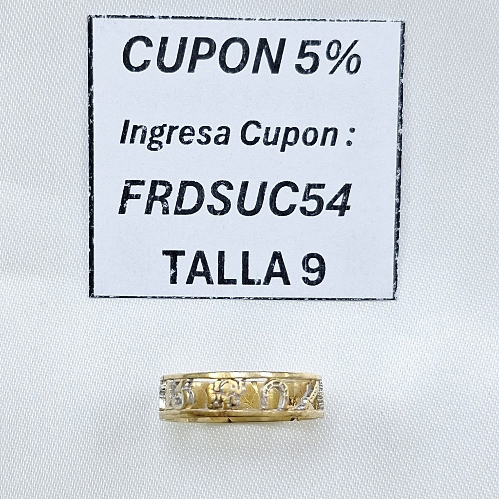 ARGOLLA ORO 14 K 2,50 GRMS (SEMINUEVO)