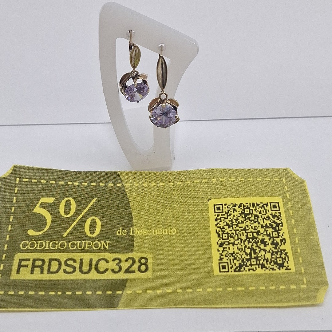 ARETES PAR ORO 8 K 4.9 GRMS (SEMINUEVO)