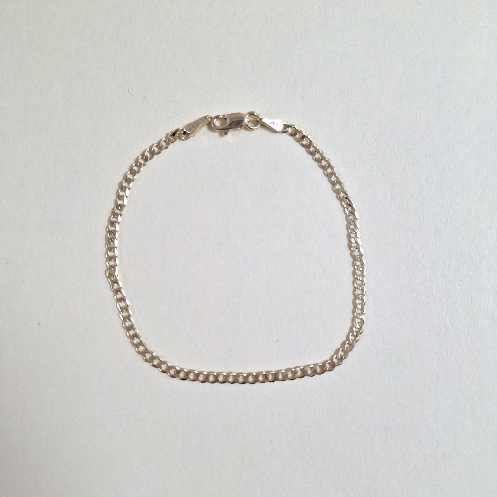 PULSERA BARBADA 14K 18 CM 2.1 GR (NUEVO)