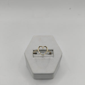 ANILLOS ANILLITO FIG CORAZON 10K TALLA 9 0.9 GR (NUEVO)