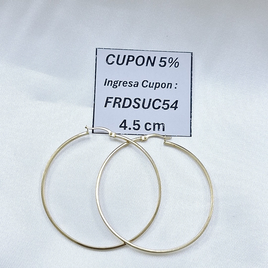 ARRACADAS PAR ORO 14 K 2,70 GRMS (SEMINUEVO)