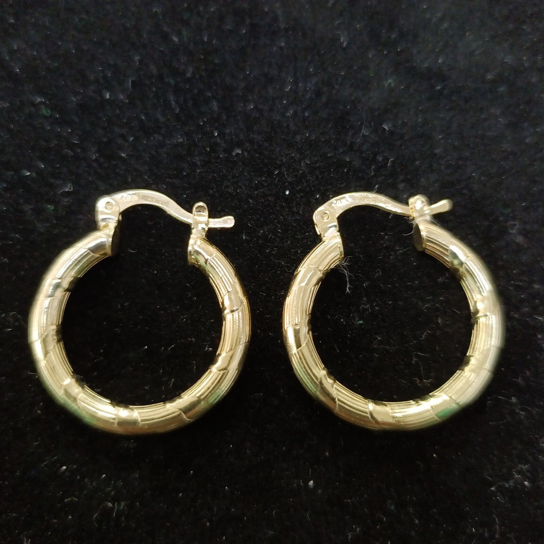 ARETES ARRACADAS 14K 2.7 GR (NUEVO)