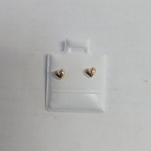 BROQUELES BROQUEL FIG CORAZON LISO 14K 0.1987 GR (NUEVO)
