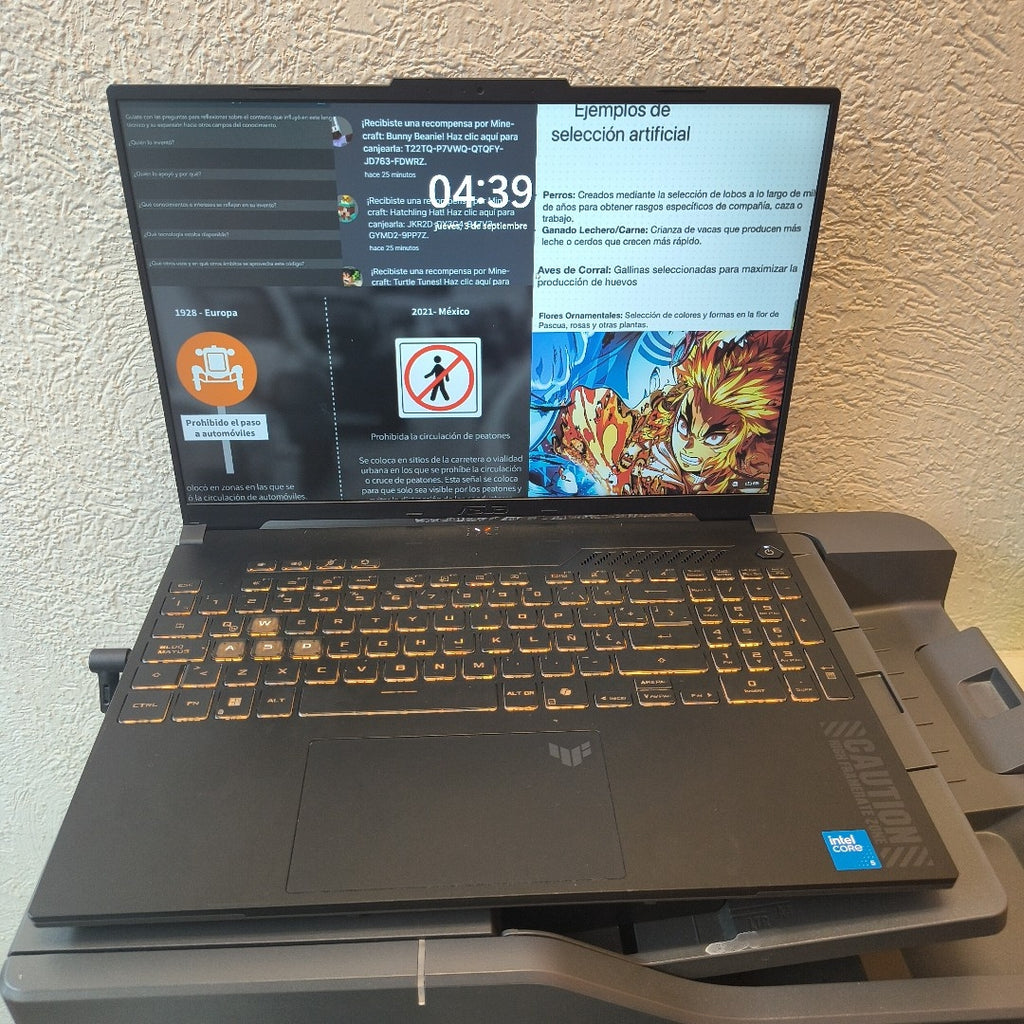 LAPTOP ASUS TUF GAMING F16 FX607VJ-RL023W (2025) 1 TB SSD 16 GB RAM (SEMINUEVO)