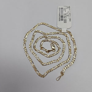 CADENA 3X1 14K 50 CM 4.3 GR (NUEVO)