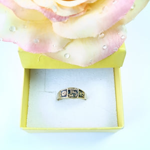 ANILLO DE GRADUACIÓN ORO 8 K 1,30 GRMS (SEMINUEVO)