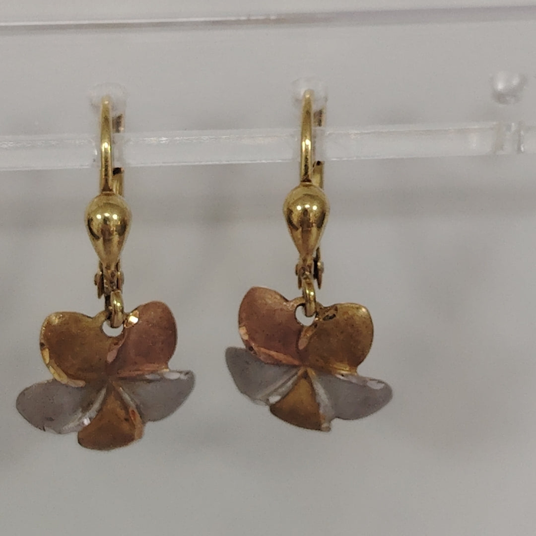 ARETES PAR ORO 10 K 1.6 GRMS (SEMINUEVO)