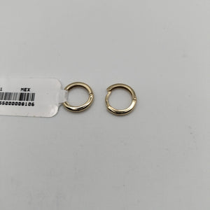 ARETES ARRACADAS LISAS 10K 1.2 GR (NUEVO)