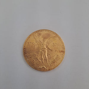 Moneda Centenario Cincuenta Pesos Oro Mexicano 21.6K