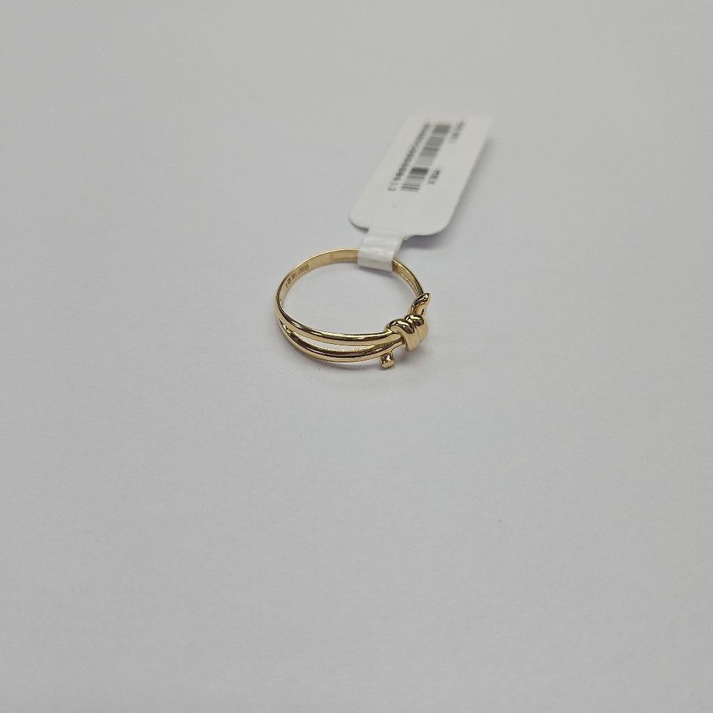 ANILLO ANILLITO C NUDO 14K 7 TALLA 2 GR (NUEVO)
