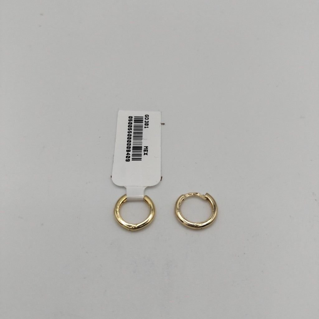 ARETES HUGGIES LISAS 14K 1.3 GR (NUEVO)
