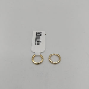 ARETES HUGGIES LISAS 14K 1.3 GR (NUEVO)