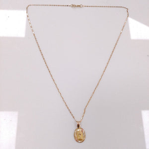 CADENA,MEDALLA RELIGIOSA ORO COMBINADO 10 K 1,60 GRMS (SEMINUEVO)