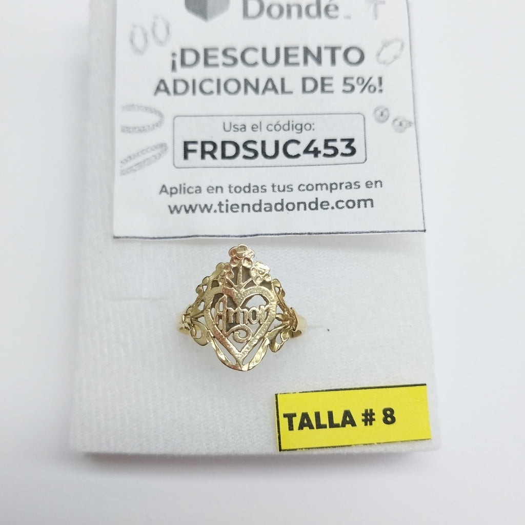 ANILLITO ORO 14 K 2.1 GRMS (SEMINUEVO)