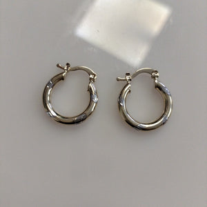 ARETES ARRACADAS COMBINADAS 14K 1.6 GR (NUEVO)