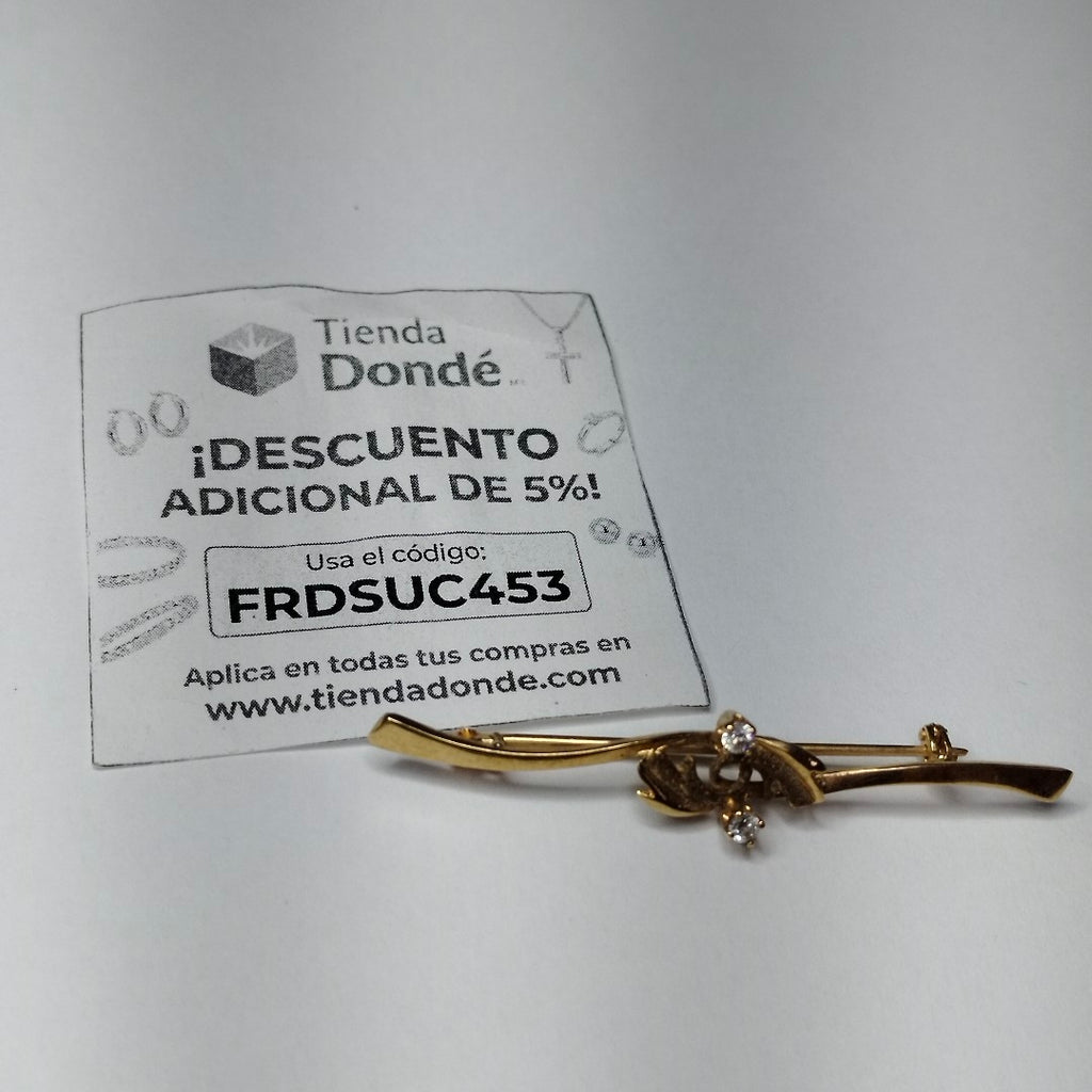 PRENDEDOR ORO 14 K 2,60 GRMS (SEMINUEVO)