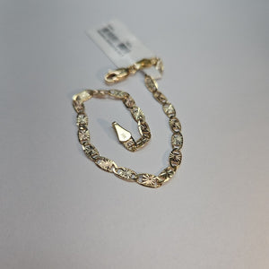 PULSERA GUCHI 14K 18 CM 3.1 GR (NUEVO)