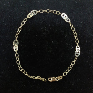 PULSERA ESPECIAL 14K 21 CM 1.8 GR (NUEVO)