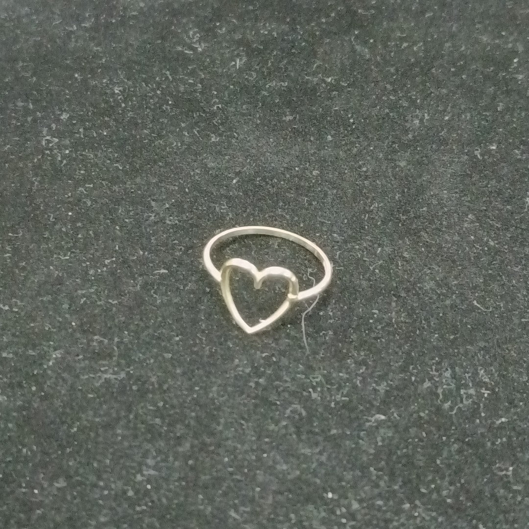 ANILLOS ANILLITO FIG CORAZON 10K TALLA 7 0.8 GR (NUEVO)