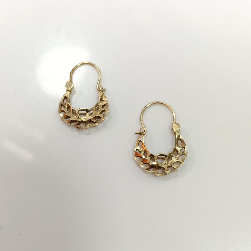 ARRACADAS PAR ORO 10 K 0.8 GRMS (SEMINUEVO)