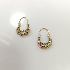 ARRACADAS PAR ORO 10 K 0.8 GRMS (SEMINUEVO)