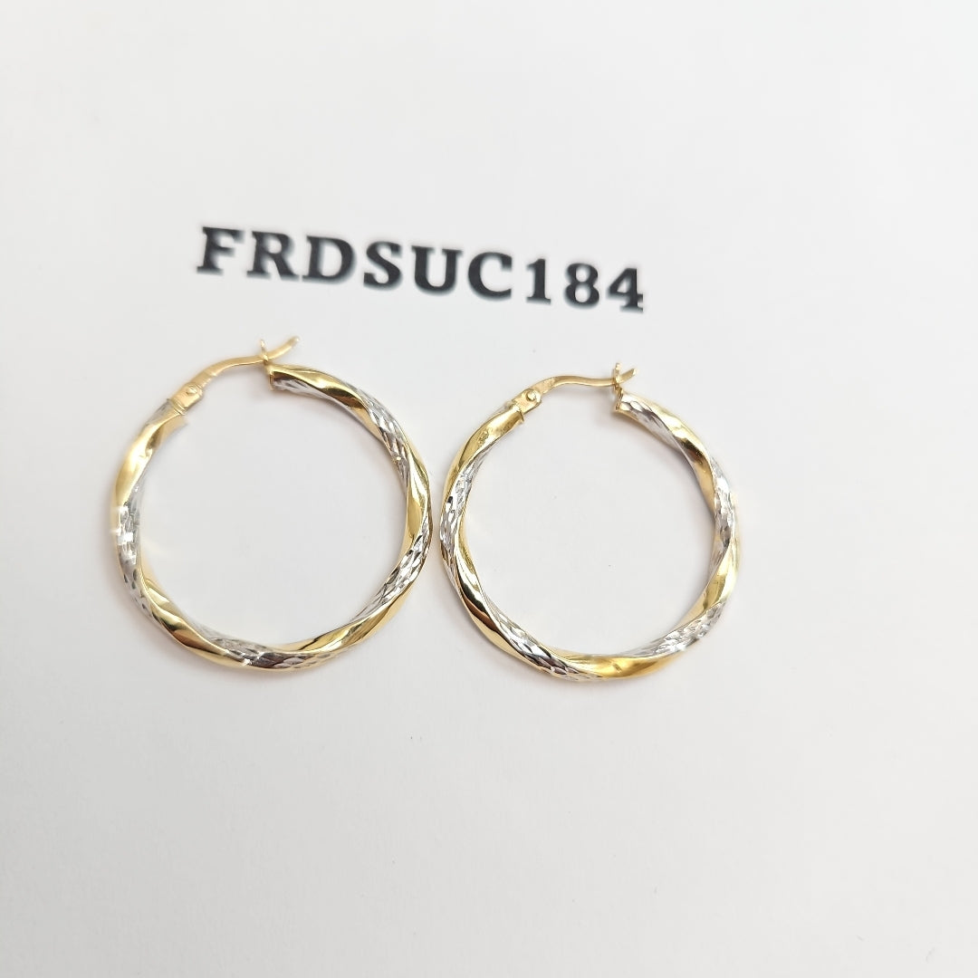 ARRACADAS PAR ORO 14 K 2.1 GRMS (SEMINUEVO)