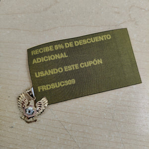 DIJE ORO COMBINADO 14 K 2,20 GRMS (SEMINUEVO)