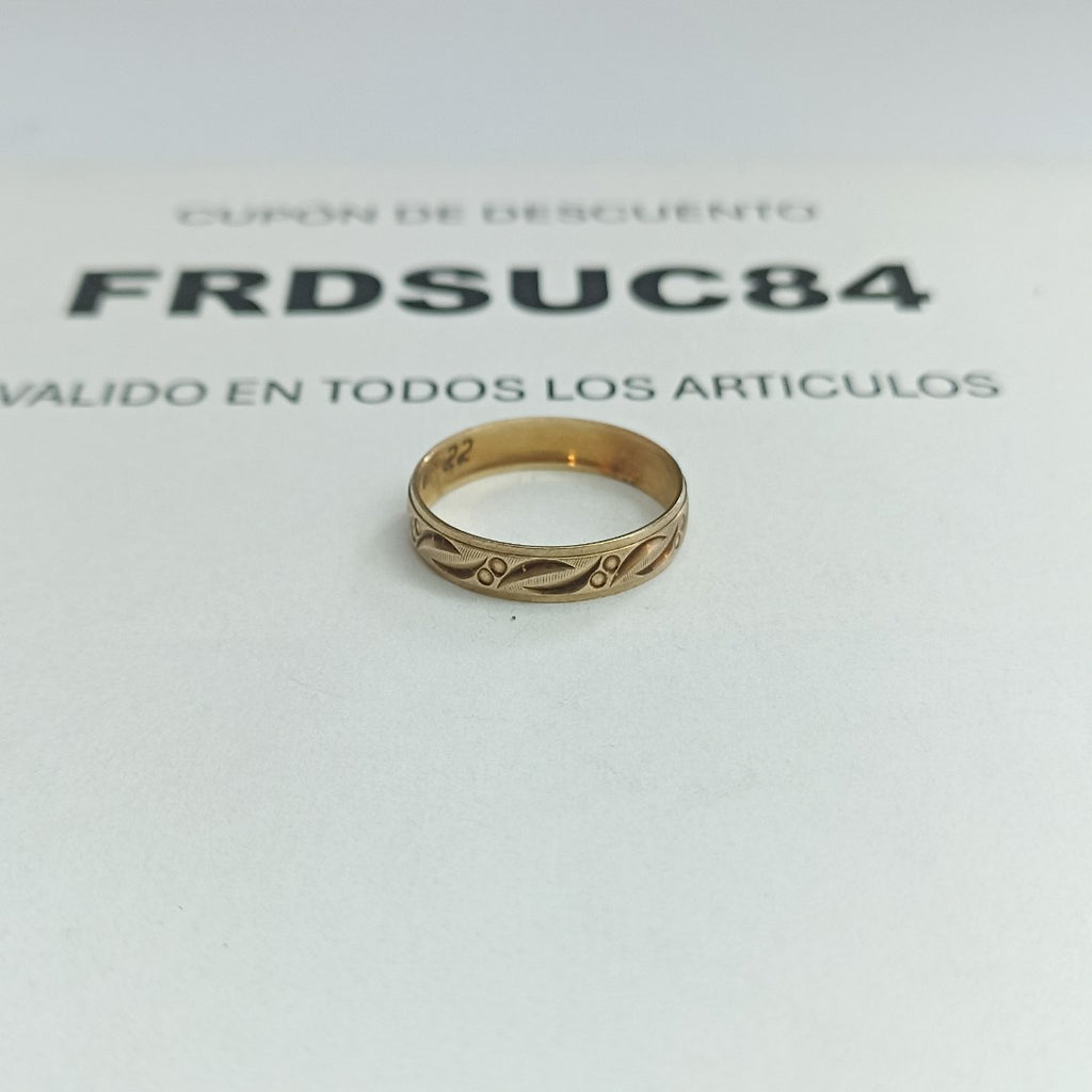 ARGOLLA ORO 10 K 1,20 GRMS (SEMINUEVO)
