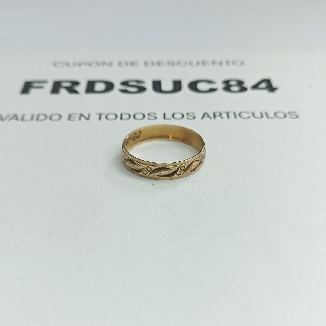 ARGOLLA ORO 10 K 1,20 GRMS (SEMINUEVO)