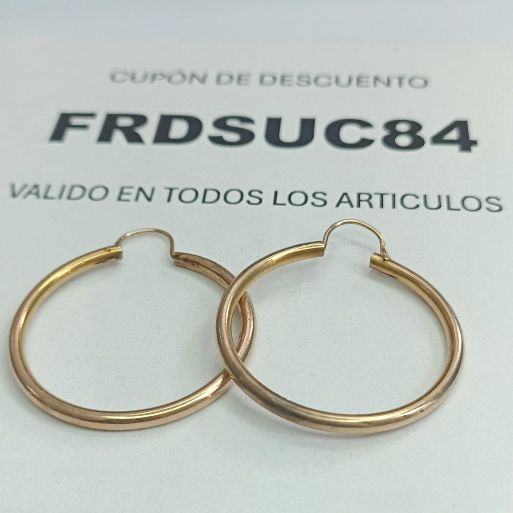 ARRACADAS PAR ORO 8 K 3.6 GRMS (SEMINUEVO)