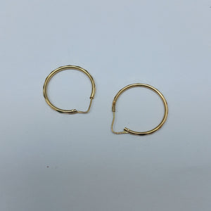 ARRACADAS PAR ORO 14 K 1,60 GRMS (SEMINUEVO)