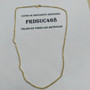 GARGANTILLA ORO 14 K 5.6 GRMS (SEMINUEVO)