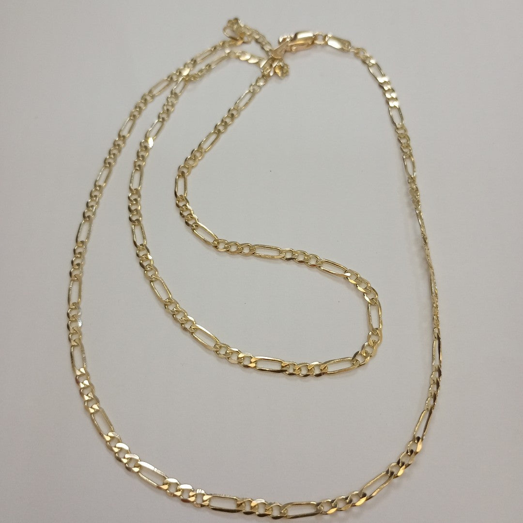 CADENA 3X1 14K 50 CM 4.6 GR (NUEVO)