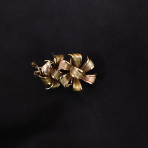 ARETES PAR ORO COMBINADO 10 K 4.7 GRMS (SEMINUEVO)