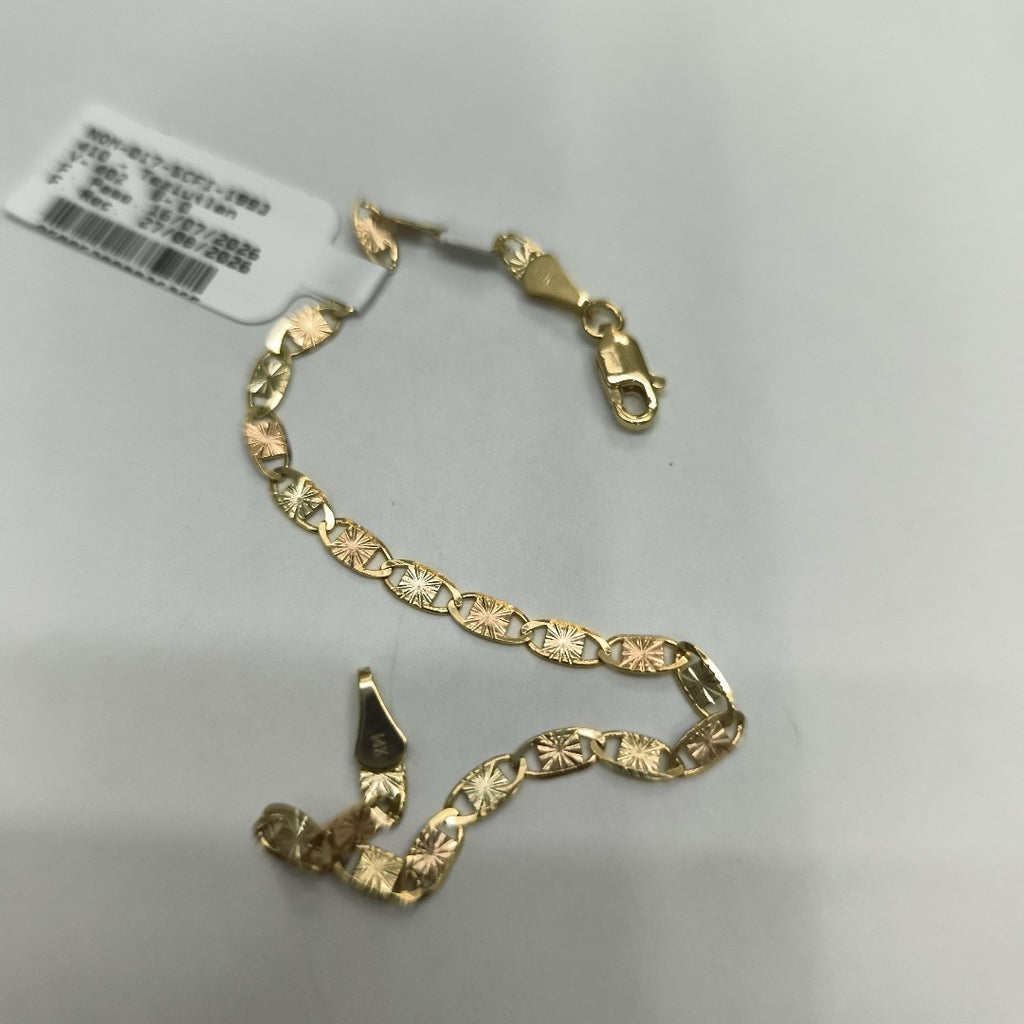 PULSERA GUCHI 14K 18 CM 3.1 GR (NUEVO)
