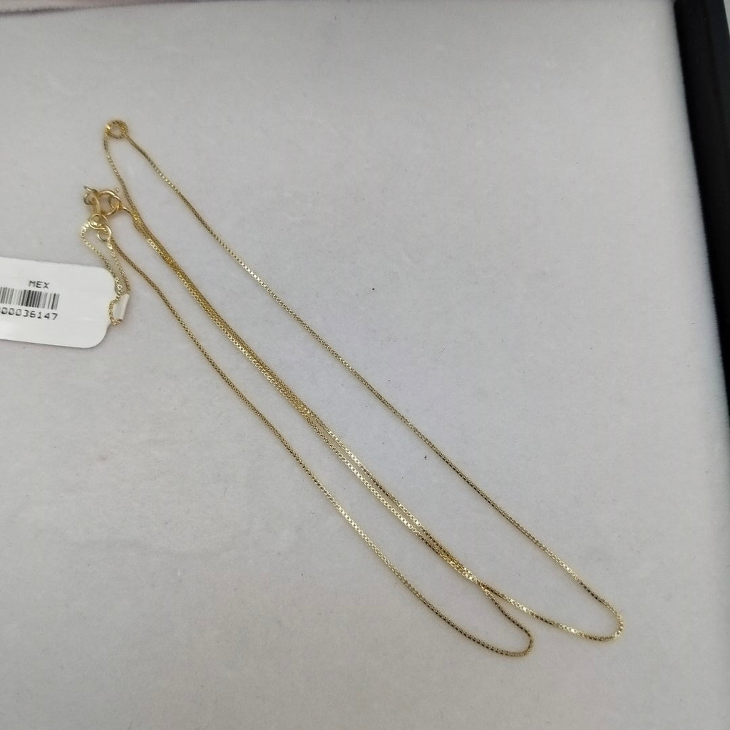 CADENA VENECIANO 14K 55 CM 1.7 GR (NUEVO)