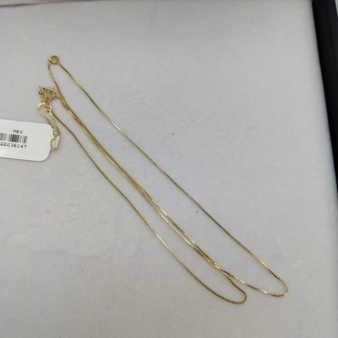 CADENA VENECIANO 14K 55 CM 1.7 GR (NUEVO)