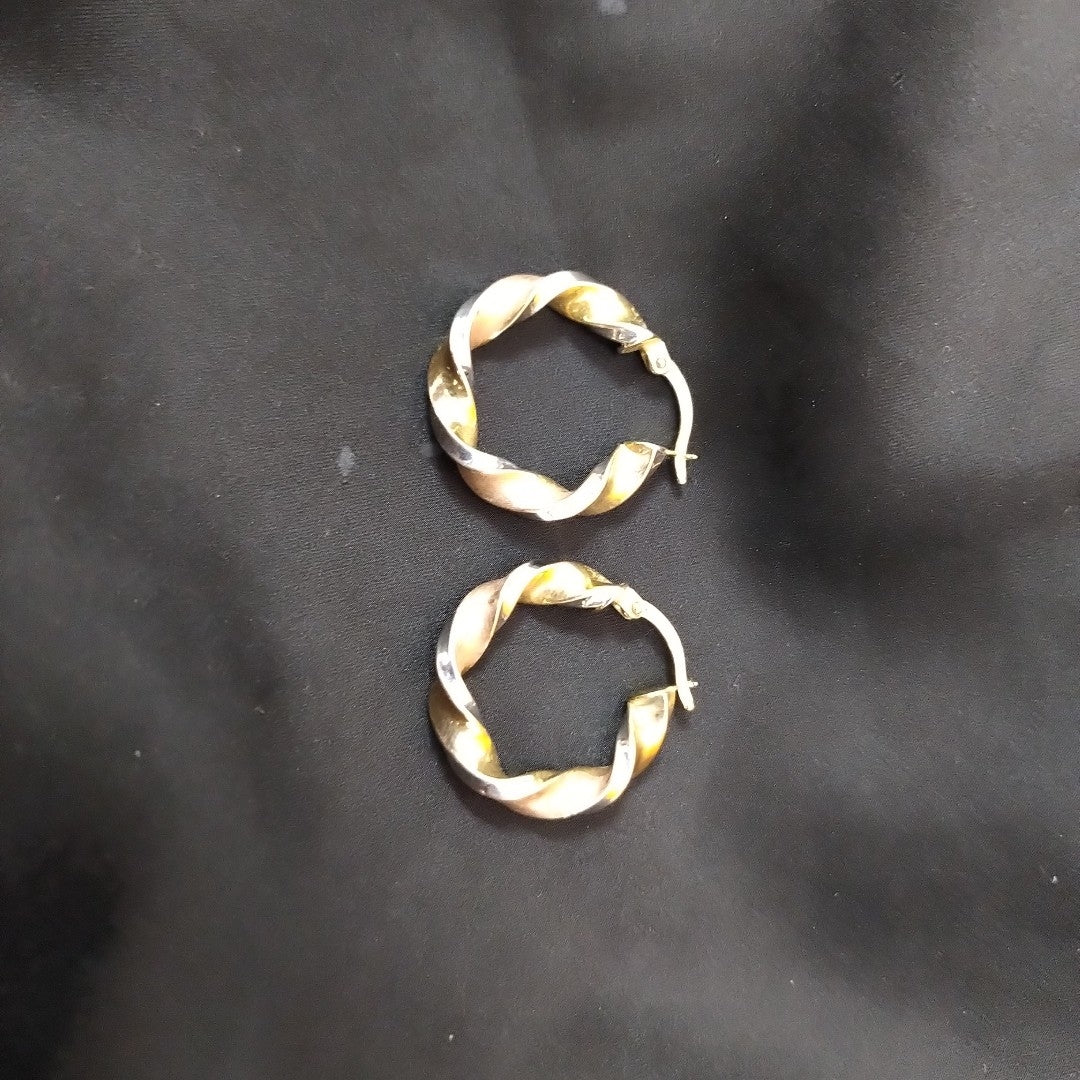 ARRACADAS PAR ORO COMBINADO 10 K 2.8 GRMS (SEMINUEVO)